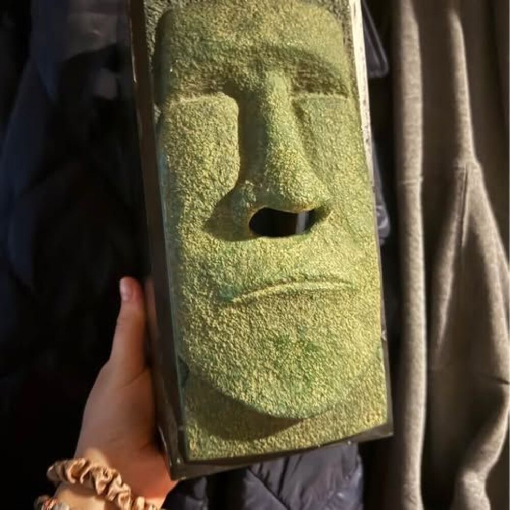 Moai Easter Island Statue Tissue Box Cover